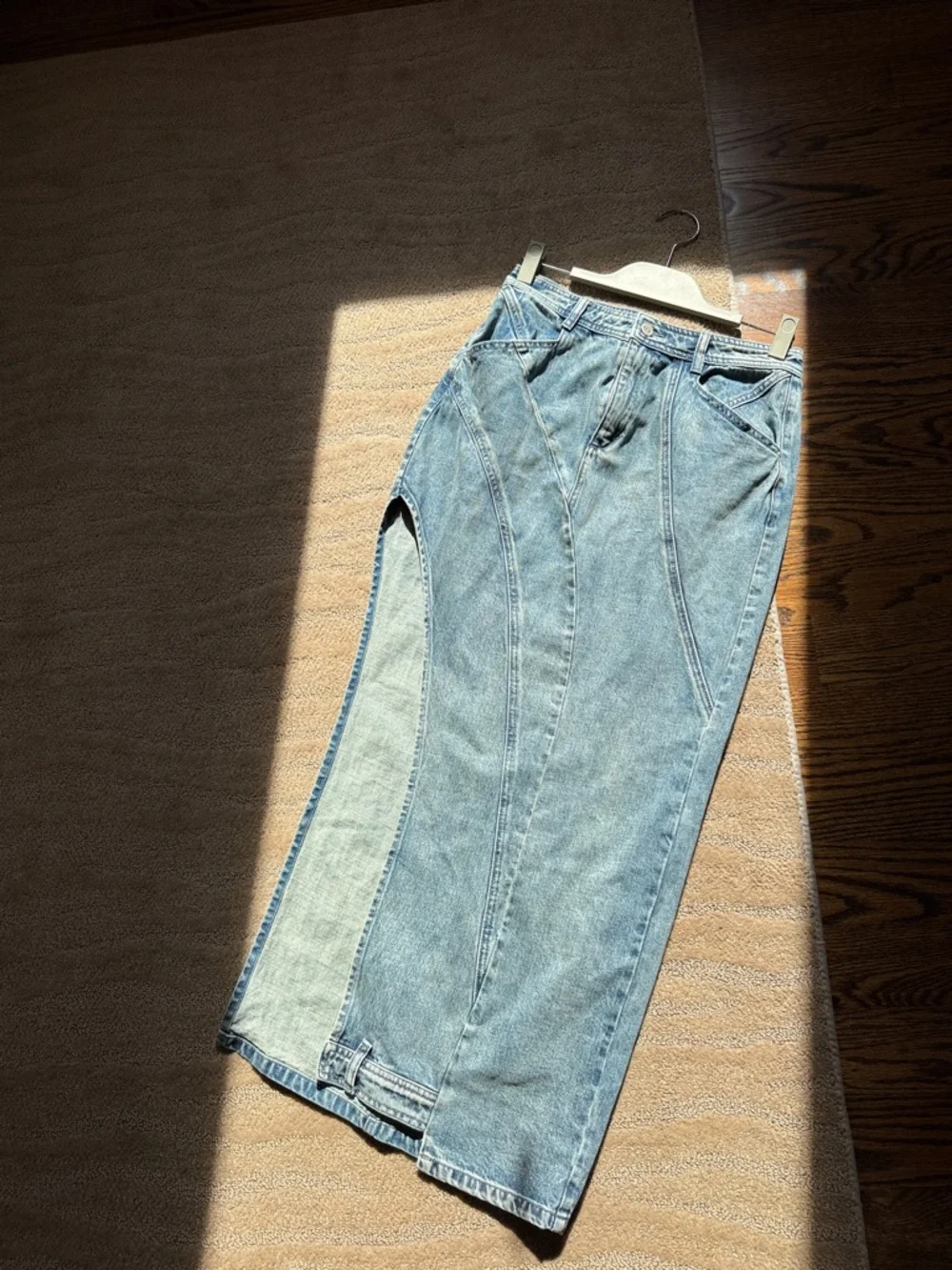 Urban Revivo‎ Deconstructed Denim Skirt